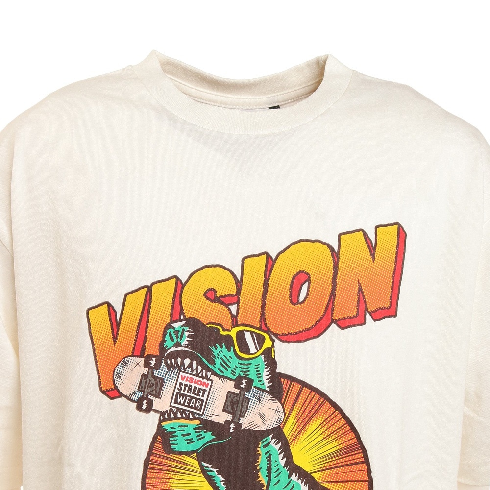 ヴィジョン（VISION）（メンズ）コミック恐竜イラストTシャツ 2505010-06 OFF