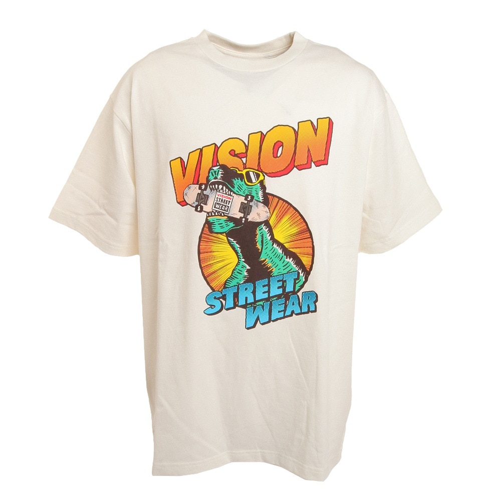 ヴィジョン（VISION）（メンズ）コミック恐竜イラストTシャツ 2505010-06 OFF