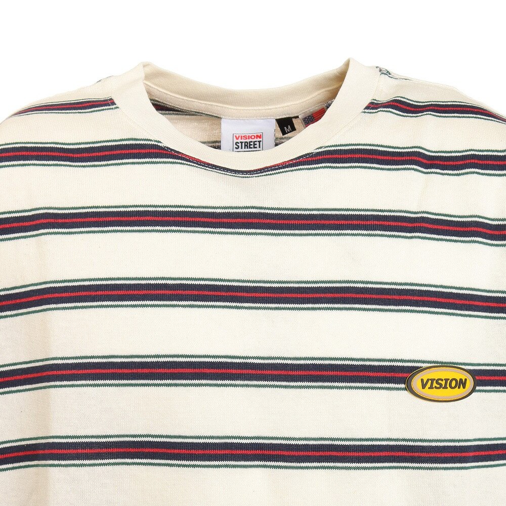 VISION（メンズ）USA COTTON ボーダーTシャツ 2505013-06 OFF★★★