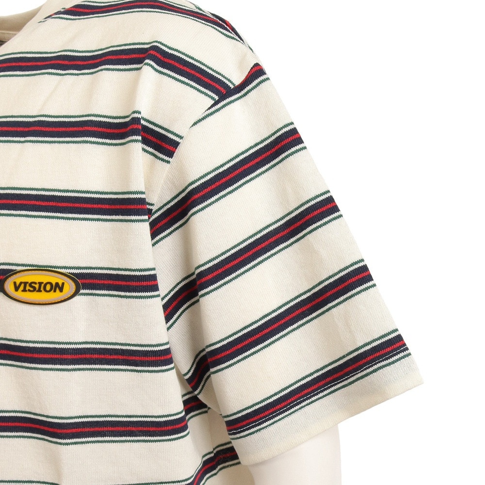 VISION（メンズ）USA COTTON ボーダーTシャツ 2505013-06 OFF★★★