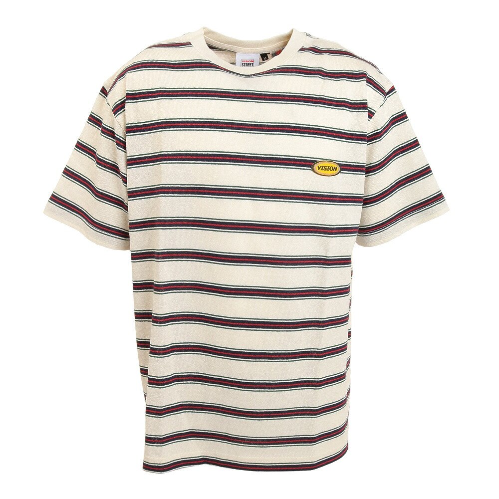 VISION（メンズ）USA COTTON ボーダーTシャツ 2505013-06 OFF★★★