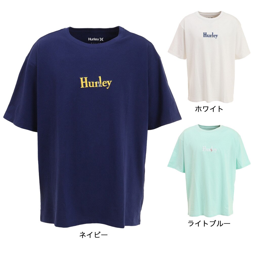 ハーレー（HURLEY）（メンズ）OVRSZD EMB LOGO 半袖Tシャツ MSS2200041-WHT