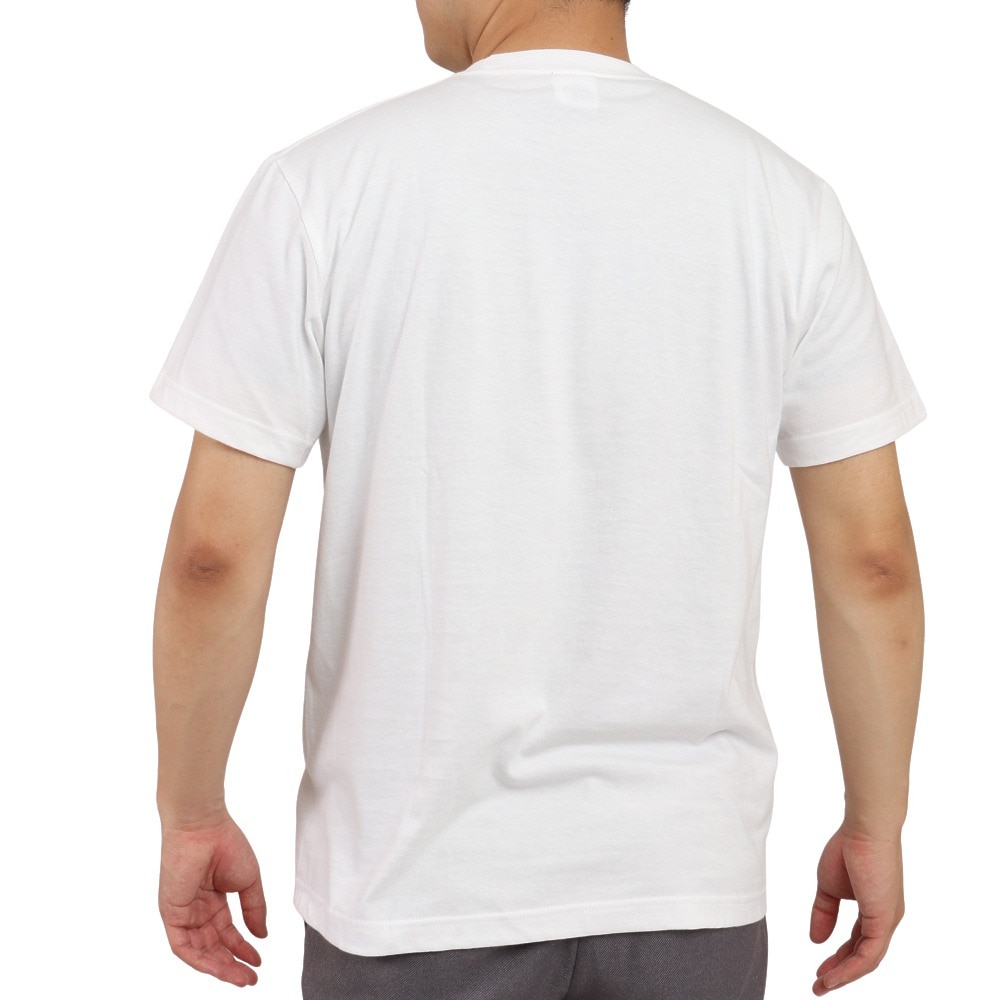 スラッシャー（THRASHER）（メンズ）MAG LOGO BIG SILHOUETTE 半袖Tシャツ TH8101WHITE