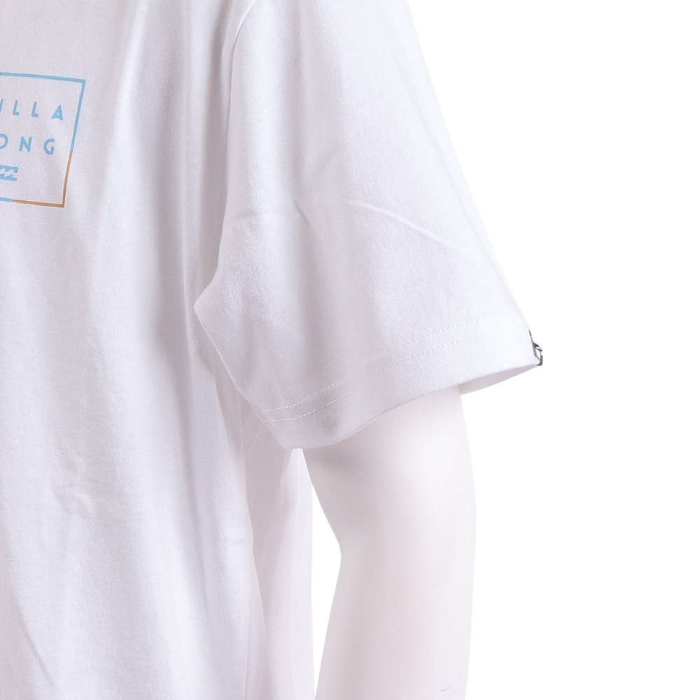 ビラボン（BILLABONG）（メンズ）半袖Tシャツ メンズ BACK SQUARE BC011231 WHM