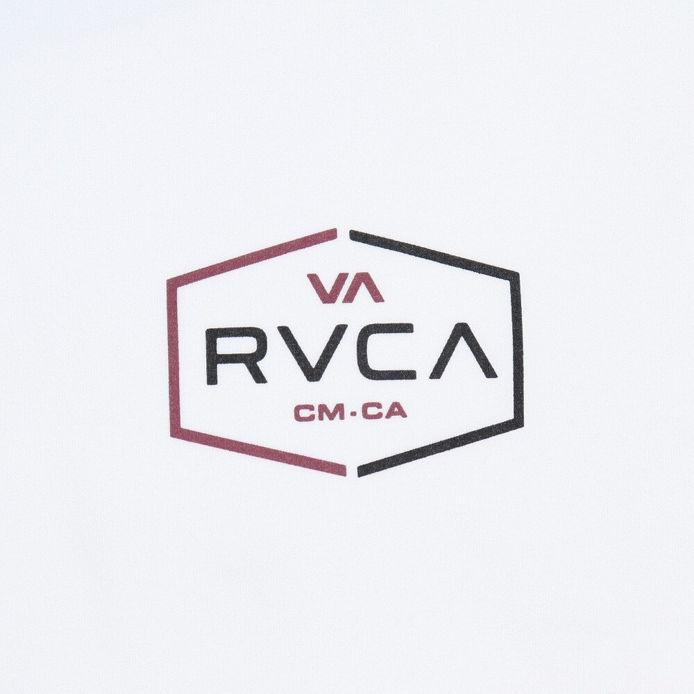 ルーカ（RVCA）（メンズ）速乾 バックプリント 半袖 Tシャツ LAYOVER ホワイト BC041267 WHT