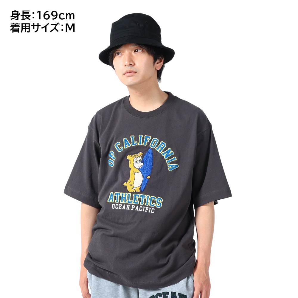 オーシャンパシフィック（Ocean Pacific）（メンズ）半袖Tシャツ メンズ ベア 刺繍 513502CGY