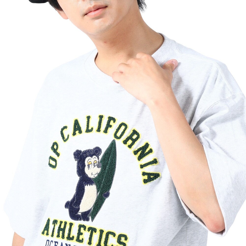 オーシャンパシフィック（Ocean Pacific）（メンズ）半袖Tシャツ メンズ ベア 刺繍 513502GRH