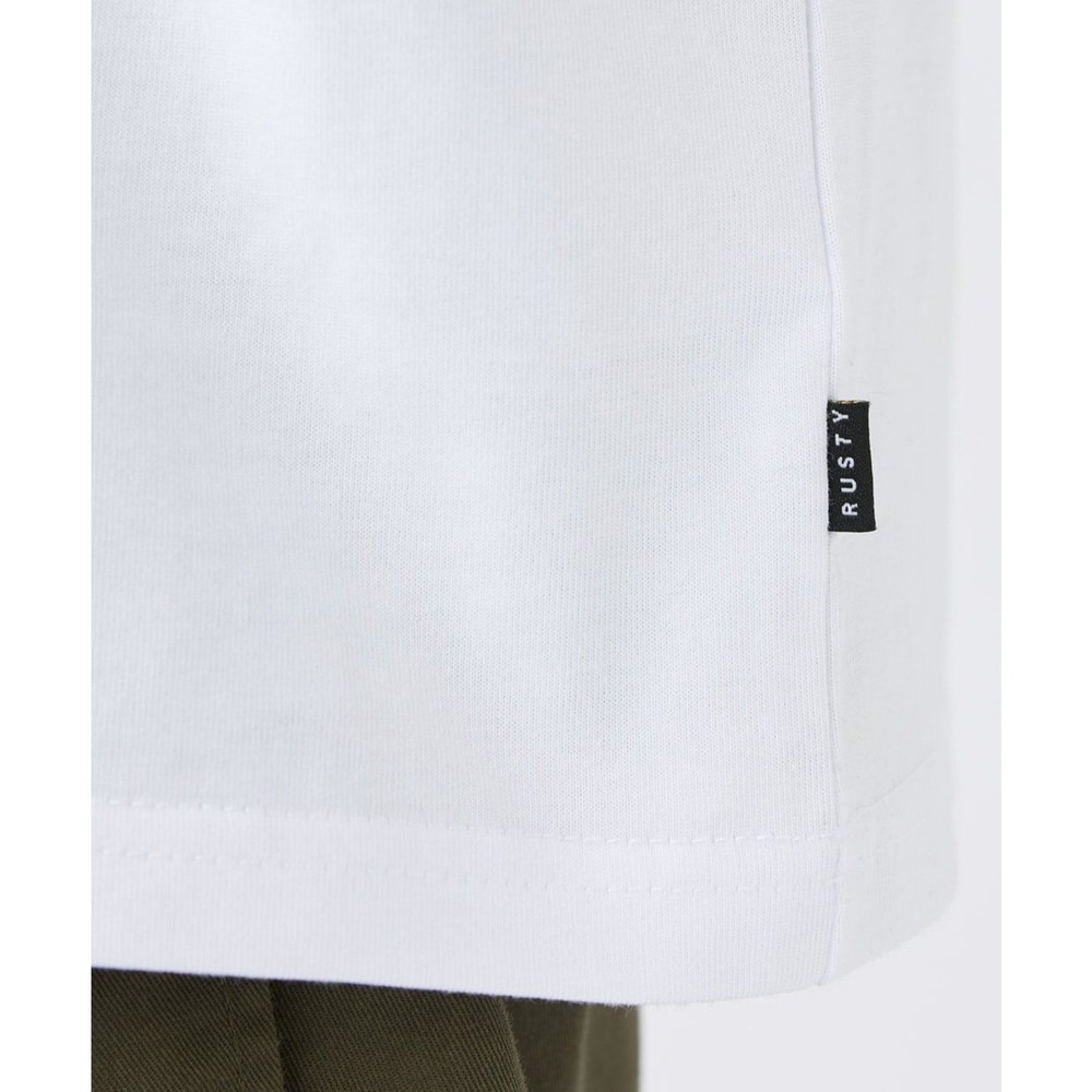 らすてぃ（メンズ）半袖Tシャツ メンズ ワイドフィット 吸汗速乾 UVカット 913504WHT