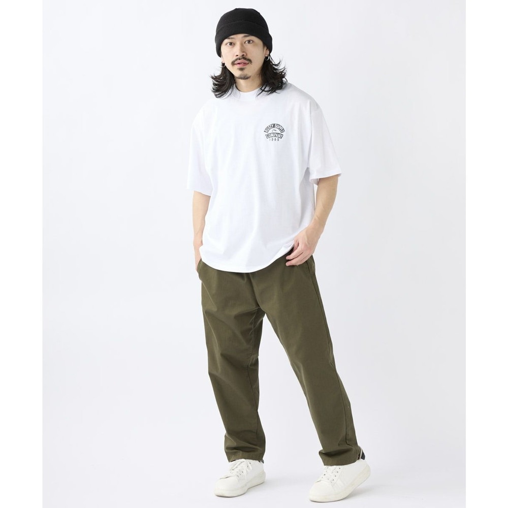 らすてぃ（メンズ）半袖Tシャツ メンズ ワイドフィット 吸汗速乾 UVカット 913504WHT