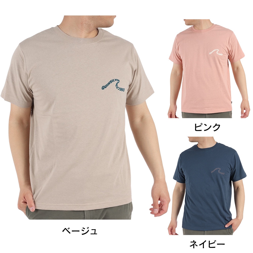 クイックシルバー（Quiksilver）（メンズ）半袖Tシャツ メンズ RIPPING LOGO 23SPQST231009BGE