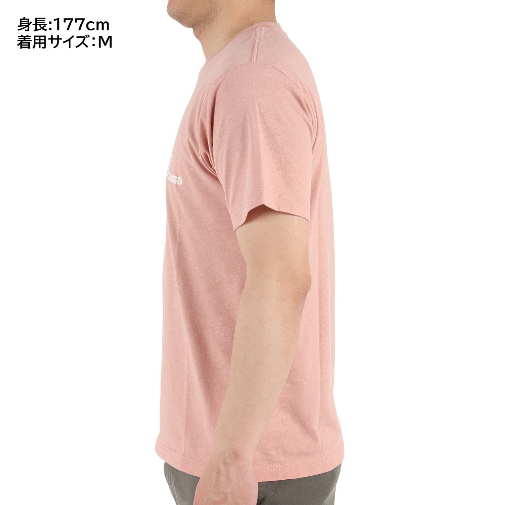 クイックシルバー（Quiksilver）（メンズ）半袖Tシャツ メンズ RIPPING LOGO 23SPQST231009PNK