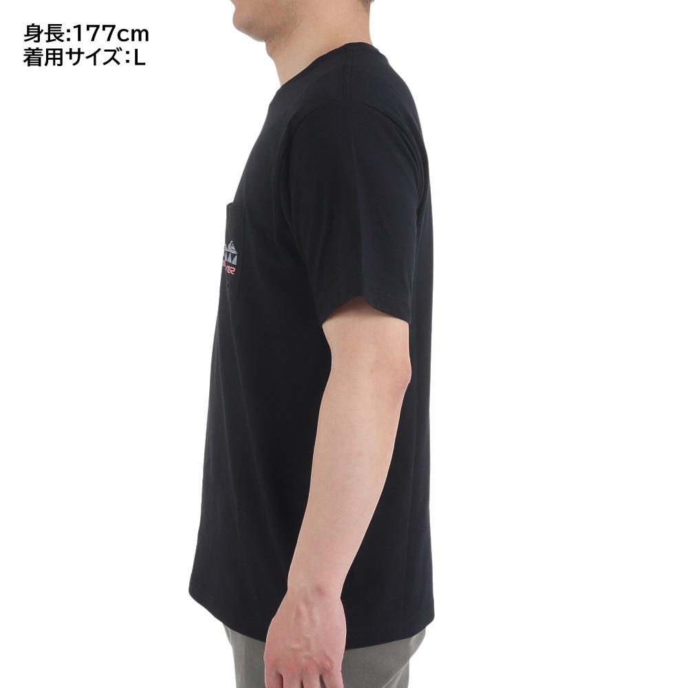 クイックシルバー（Quiksilver）（メンズ）半袖Tシャツ メンズ QUIK SPRAY 23SPQST231015BLK