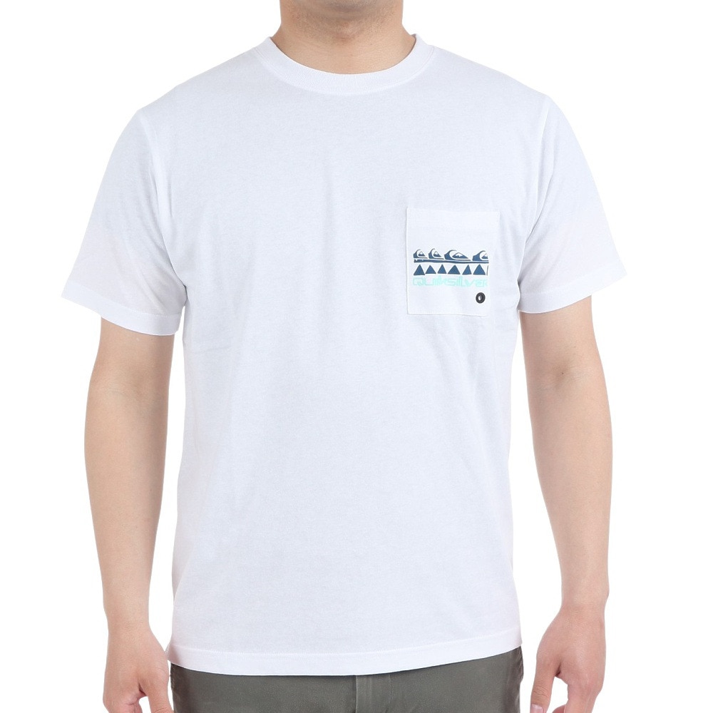 クイックシルバー（Quiksilver）（メンズ）半袖Tシャツ メンズ QUIK SPRAY 23SPQST231015WHT