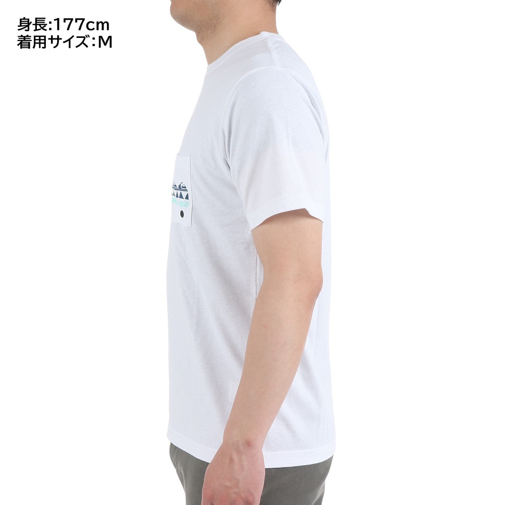 クイックシルバー（Quiksilver）（メンズ）半袖Tシャツ メンズ QUIK SPRAY 23SPQST231015WHT