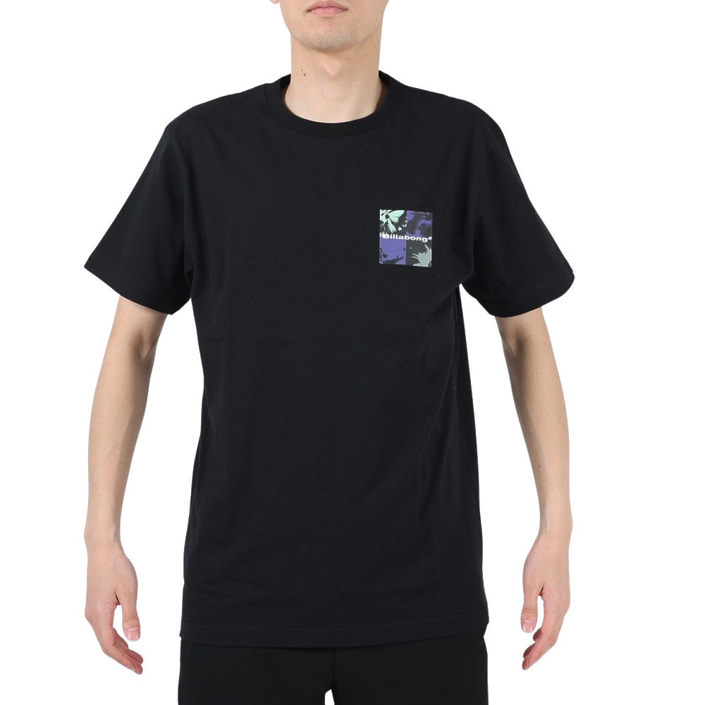 ビラボン（BILLABONG）（メンズ）半袖Tシャツ メンズ BACK SQUARE BD011202 BLK