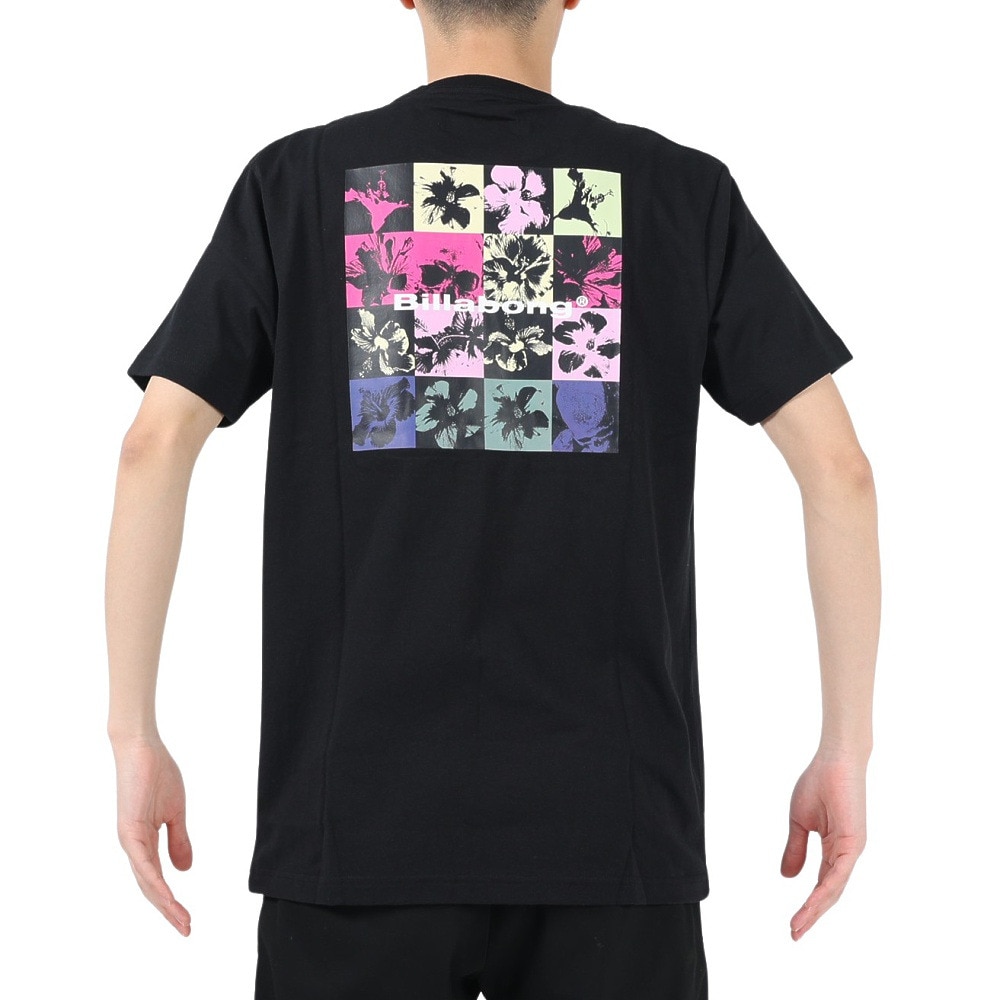 ビラボン（BILLABONG）（メンズ）半袖Tシャツ メンズ BACK SQUARE BD011202 BLK