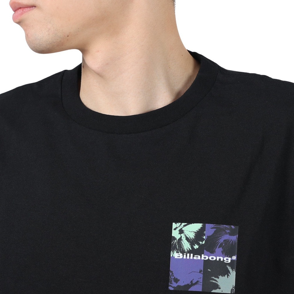 ビラボン（BILLABONG）（メンズ）半袖Tシャツ メンズ BACK SQUARE BD011202 BLK