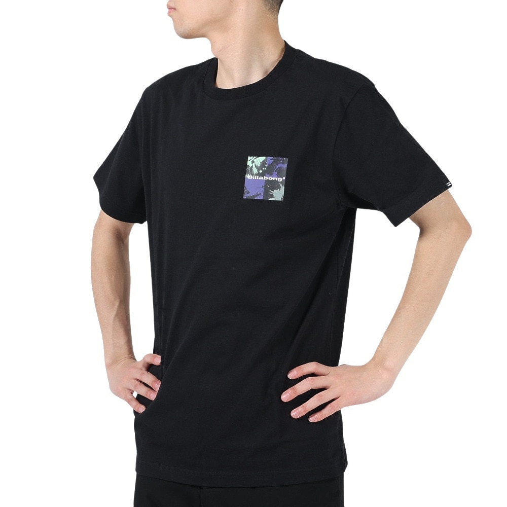 ビラボン（BILLABONG）（メンズ）半袖Tシャツ メンズ BACK SQUARE BD011202 BLK