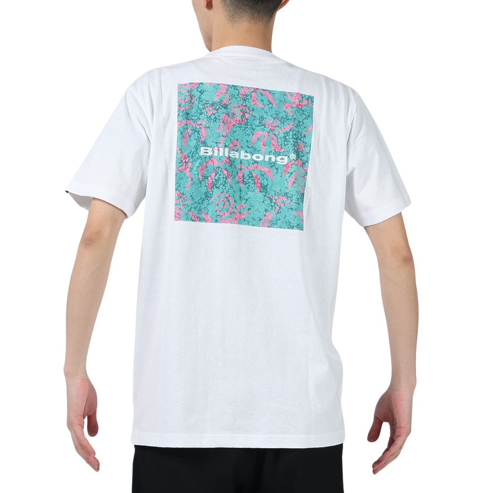 ビラボン（BILLABONG）（メンズ）半袖Tシャツ メンズ BACK SQUARE  BD011202 WHM