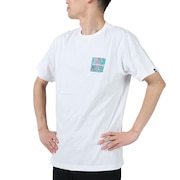 ビラボン（BILLABONG）（メンズ）半袖Tシャツ メンズ BACK SQUARE  BD011202 WHM