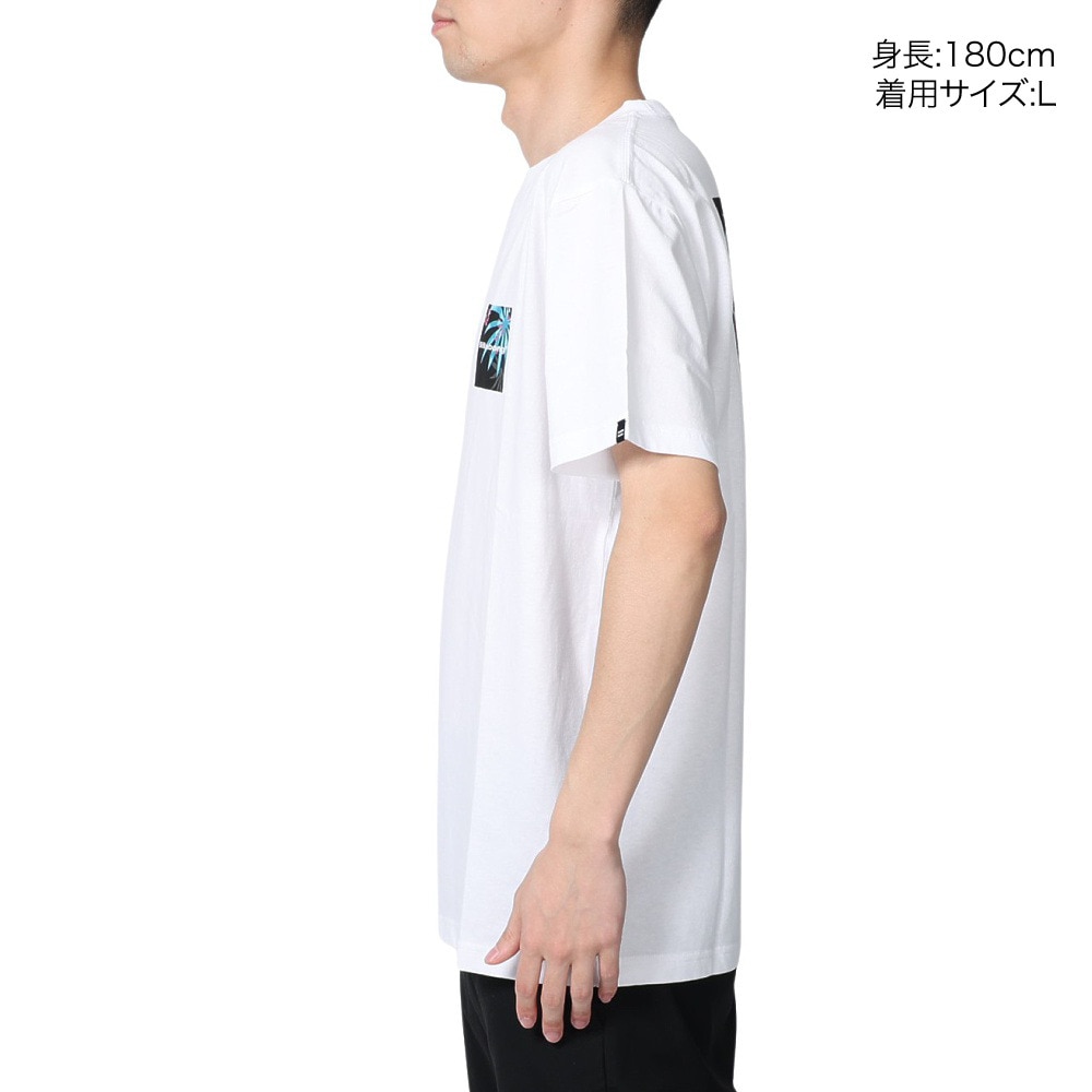 ビラボン（BILLABONG）（メンズ）半袖Tシャツ メンズ BACK SQUARE BD011202 WHT