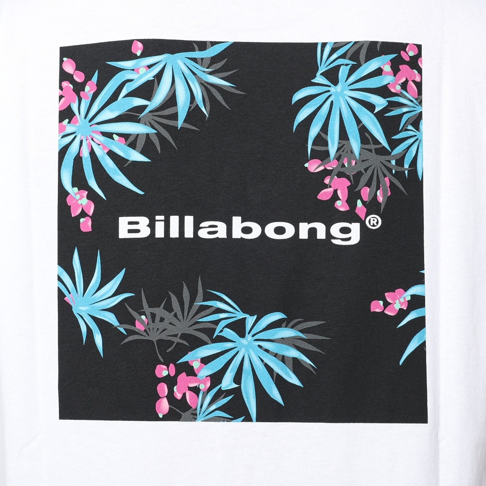 ビラボン（BILLABONG）（メンズ）半袖Tシャツ メンズ BACK SQUARE BD011202 WHT