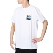 ビラボン（BILLABONG）（メンズ）半袖Tシャツ メンズ BACK SQUARE BD011202 WHT