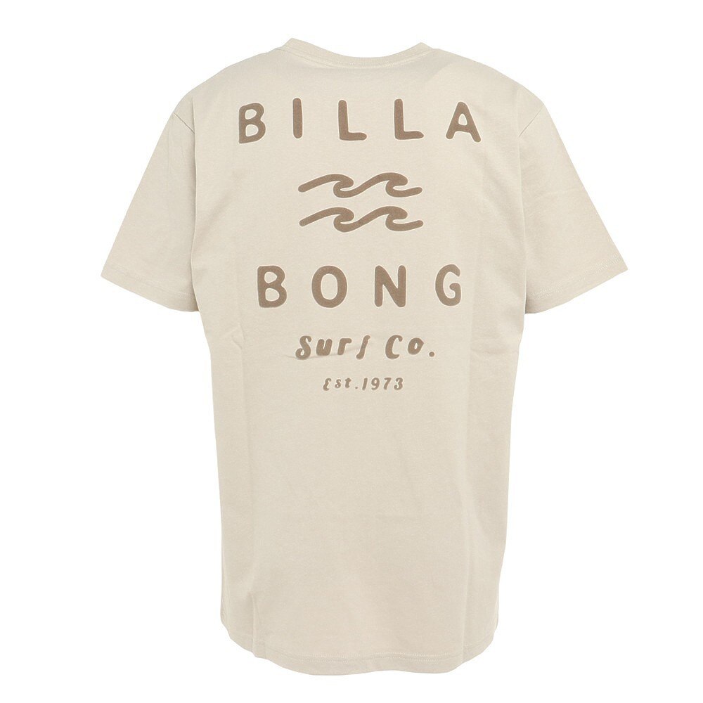 ビラボン（BILLABONG）（メンズ）半袖 Tシャツ メンズ CLEAN LOGO BD011204 BEG