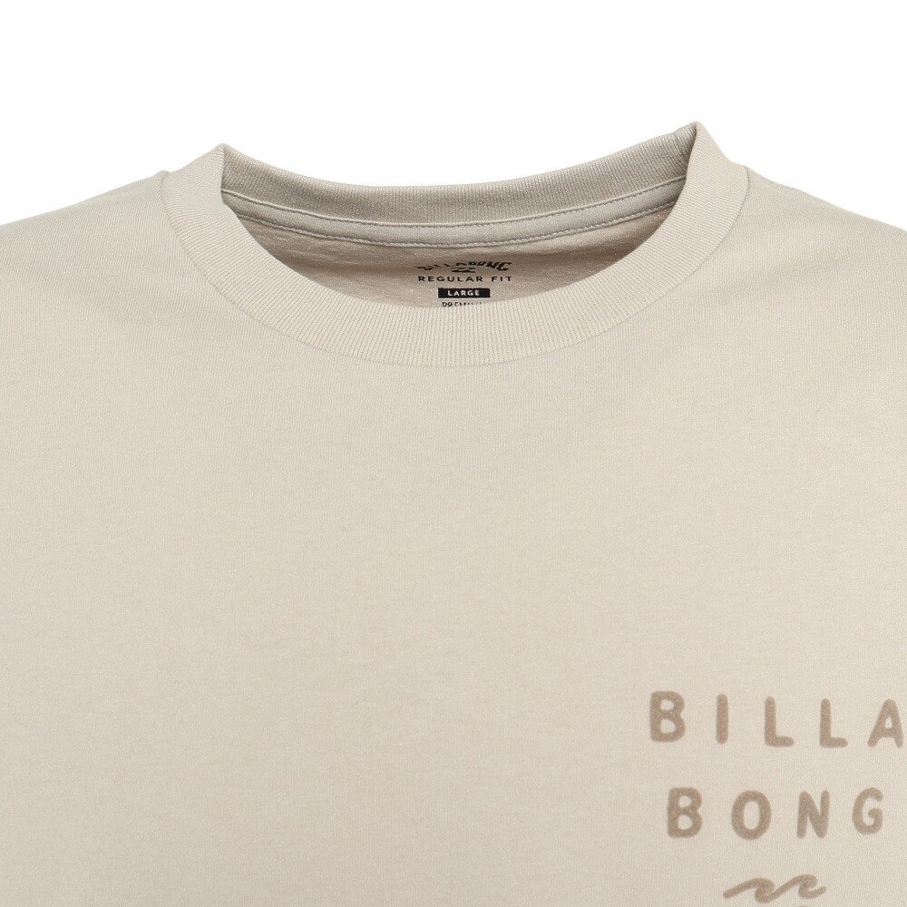 ビラボン（BILLABONG）（メンズ）半袖 Tシャツ メンズ CLEAN LOGO BD011204 BEG