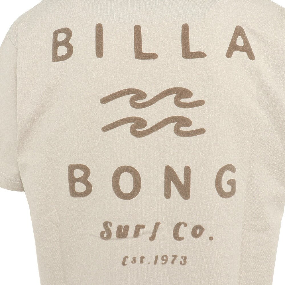ビラボン（BILLABONG）（メンズ）半袖 Tシャツ メンズ CLEAN LOGO BD011204 BEG