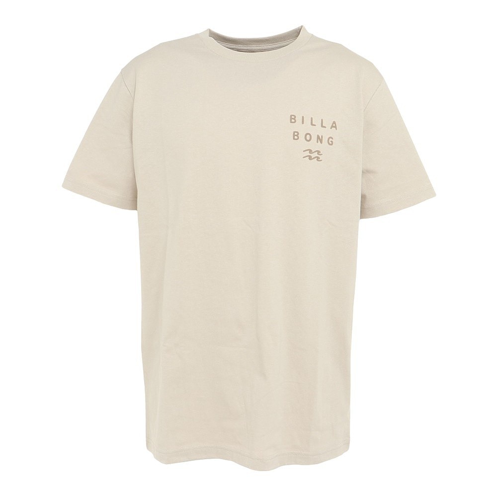ビラボン（BILLABONG）（メンズ）半袖 Tシャツ メンズ CLEAN LOGO BD011204 BEG