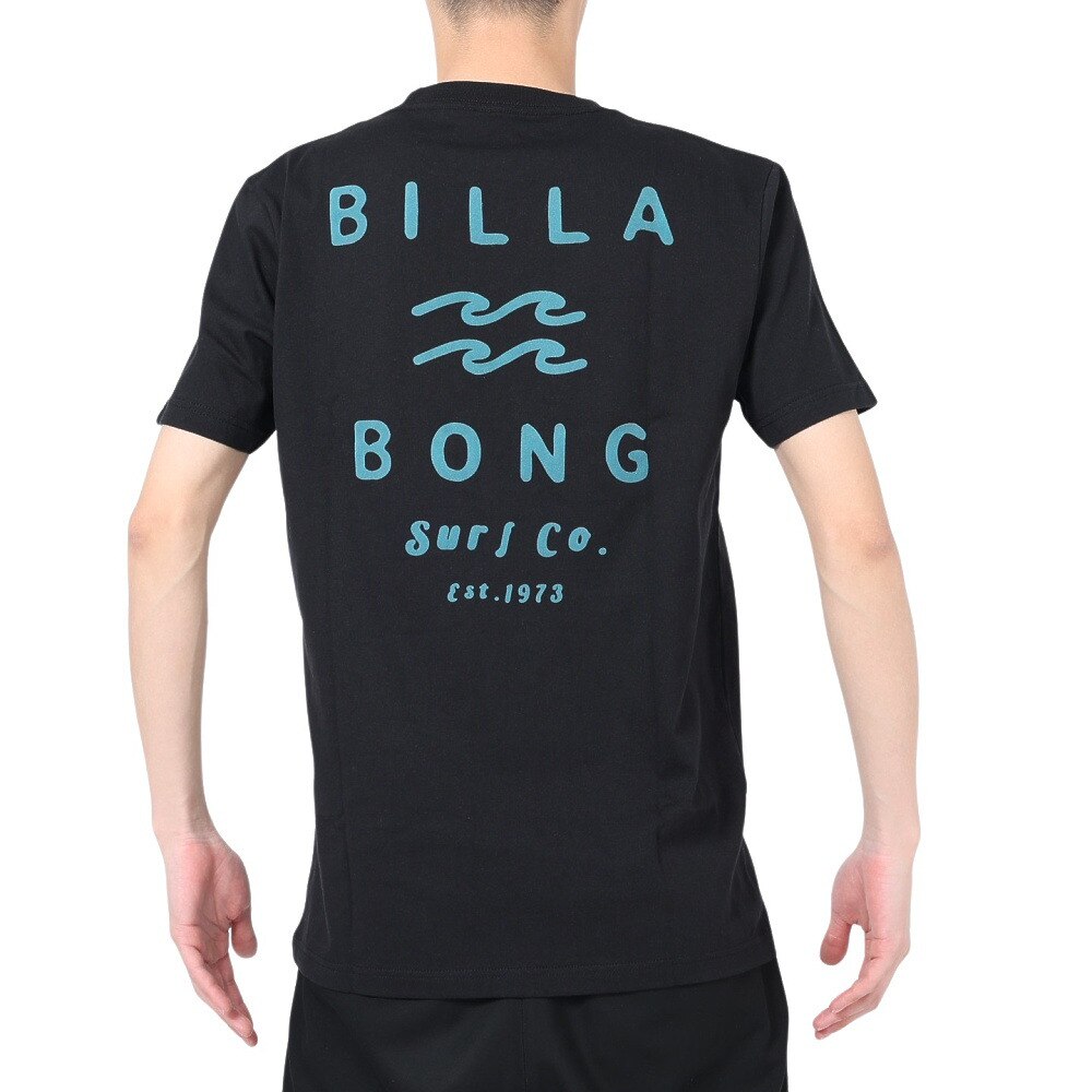ビラボン（BILLABONG）（メンズ）半袖 Tシャツ メンズ CLEAN LOGO BD011204 BLK
