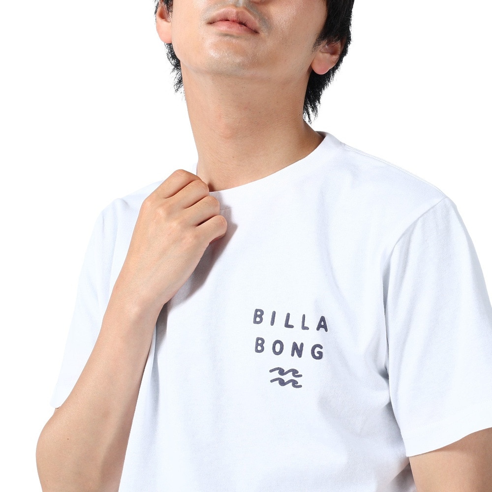 ビラボン（BILLABONG）（メンズ）半袖 Tシャツ メンズ CLEAN LOGO BD011204 WHT