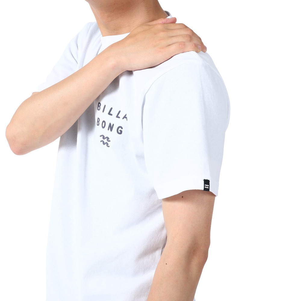 ビラボン（BILLABONG）（メンズ）半袖 Tシャツ メンズ CLEAN LOGO BD011204 WHT