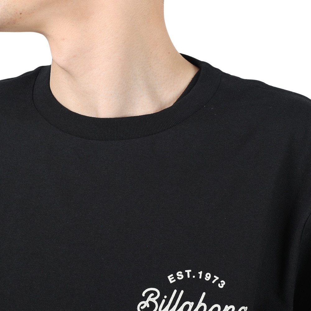 ビラボン（BILLABONG）（メンズ）半袖Tシャツ メンズ OVAL SCRIPT  BD011205 BLK