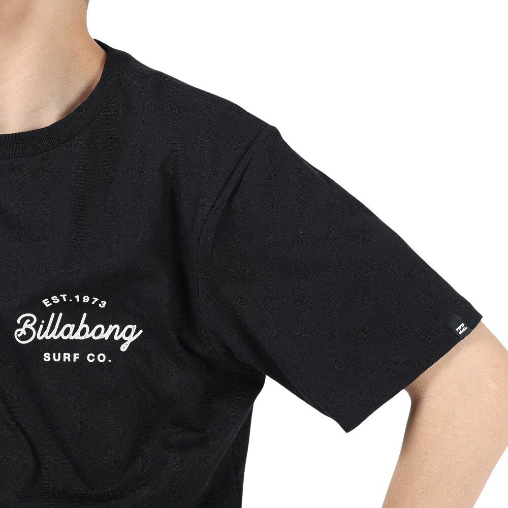 ビラボン（BILLABONG）（メンズ）半袖Tシャツ メンズ OVAL SCRIPT  BD011205 BLK