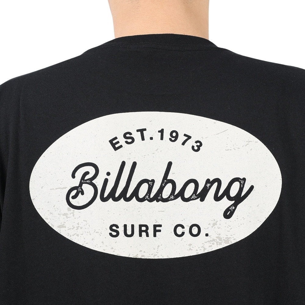 ビラボン（BILLABONG）（メンズ）半袖Tシャツ メンズ OVAL SCRIPT  BD011205 BLK