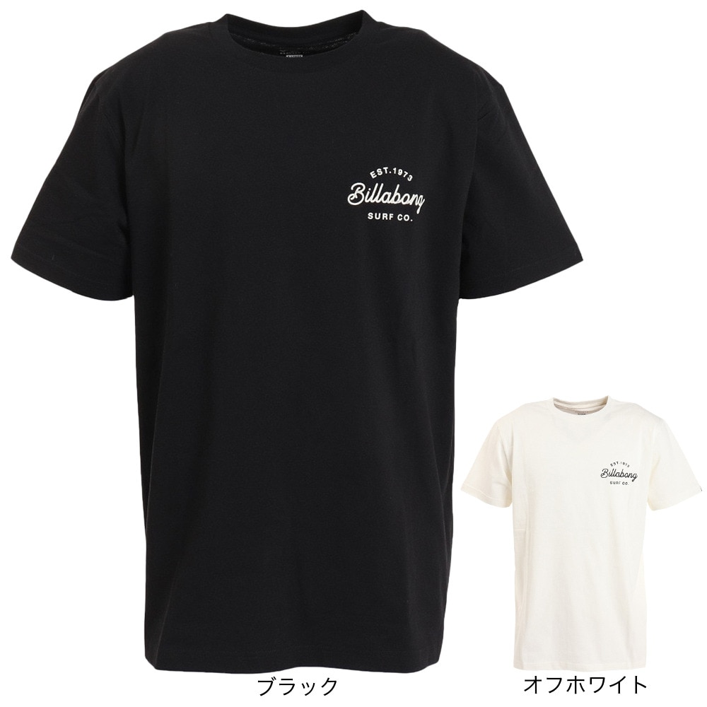 ビラボン（BILLABONG）（メンズ）半袖Tシャツ メンズ OVAL SCRIPT  BD011205 BLK