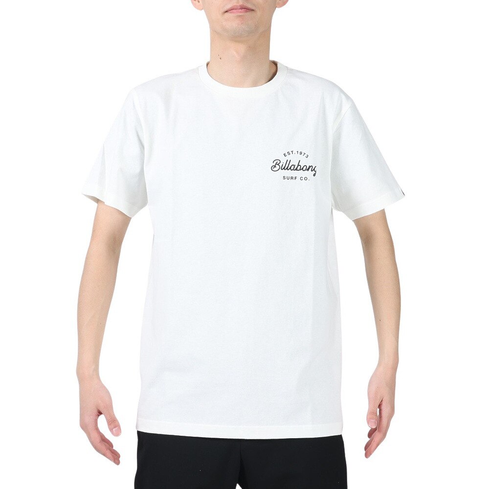 ビラボン（BILLABONG）（メンズ）半袖Tシャツ メンズ OVAL SCRIPT BD011205 NAT★★★