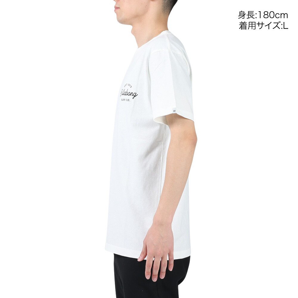 ビラボン（BILLABONG）（メンズ）半袖Tシャツ メンズ OVAL SCRIPT BD011205 NAT★★★