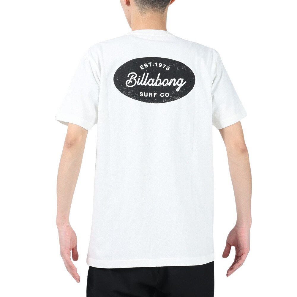ビラボン（BILLABONG）（メンズ）半袖Tシャツ メンズ OVAL SCRIPT BD011205 NAT★★★