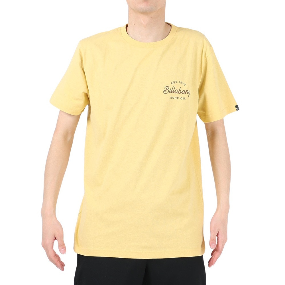 ビラボン（BILLABONG）（メンズ）半袖Tシャツ メンズ OVAL SCRIPT BD011205 SUN