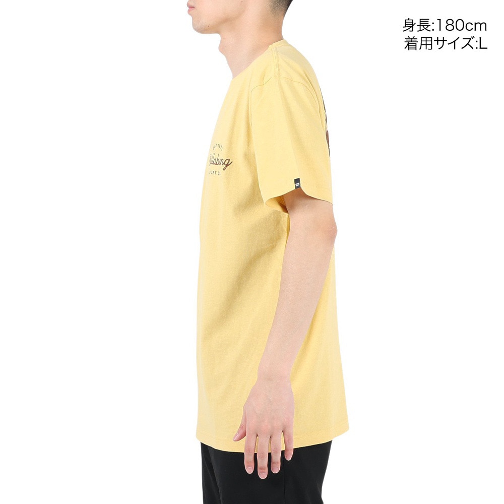 ビラボン（BILLABONG）（メンズ）半袖Tシャツ メンズ OVAL SCRIPT BD011205 SUN