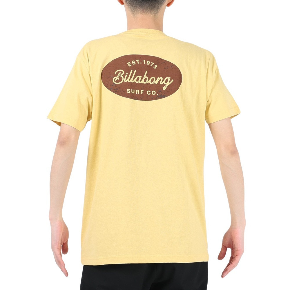 ビラボン（BILLABONG）（メンズ）半袖Tシャツ メンズ OVAL SCRIPT BD011205 SUN