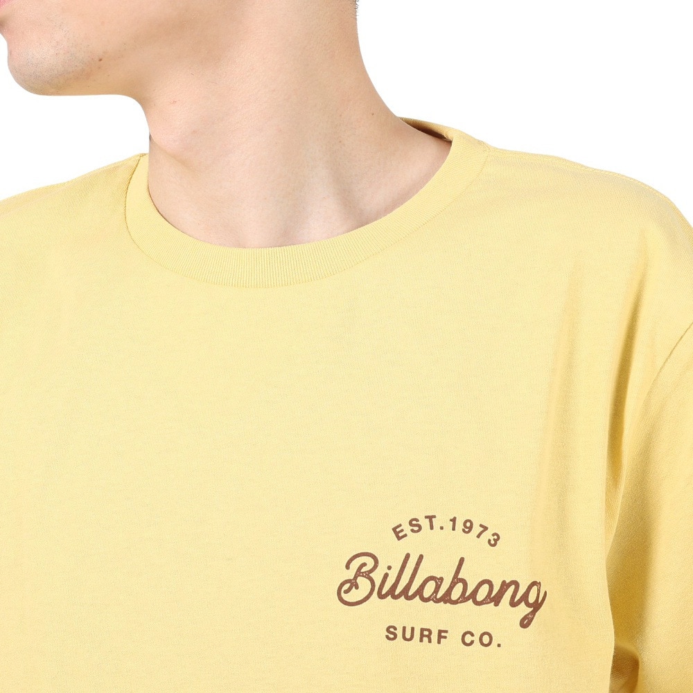 ビラボン（BILLABONG）（メンズ）半袖Tシャツ メンズ OVAL SCRIPT BD011205 SUN