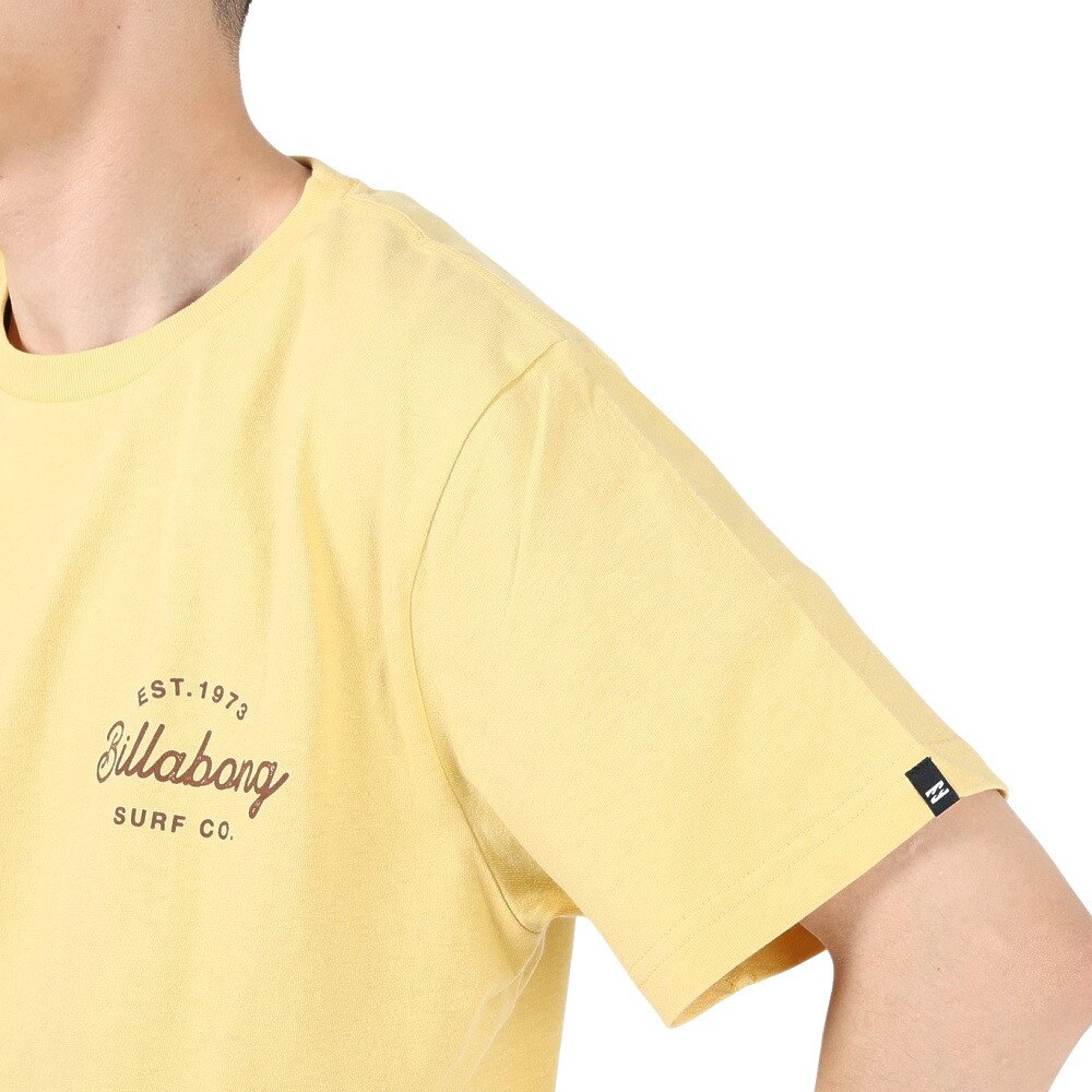 ビラボン（BILLABONG）（メンズ）半袖Tシャツ メンズ OVAL SCRIPT BD011205 SUN
