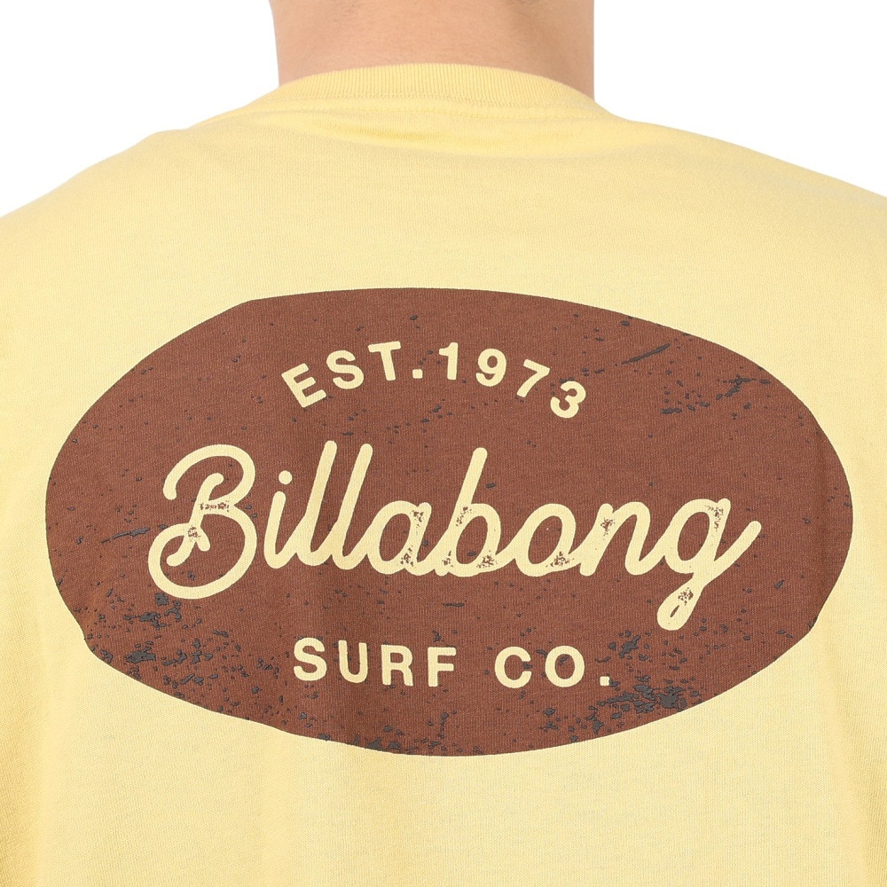 ビラボン（BILLABONG）（メンズ）半袖Tシャツ メンズ OVAL SCRIPT BD011205 SUN