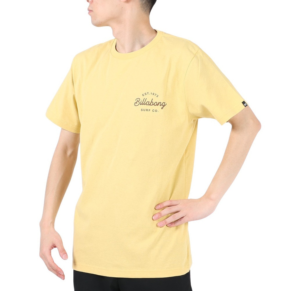 ビラボン（BILLABONG）（メンズ）半袖Tシャツ メンズ OVAL SCRIPT BD011205 SUN