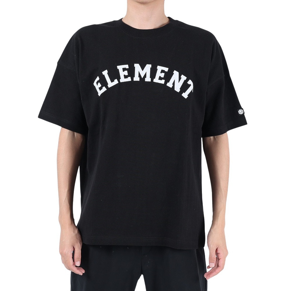 エレメント（ELEMENT）（メンズ）半袖 Tシャツ メンズ COLLEGE BD021237 FBK