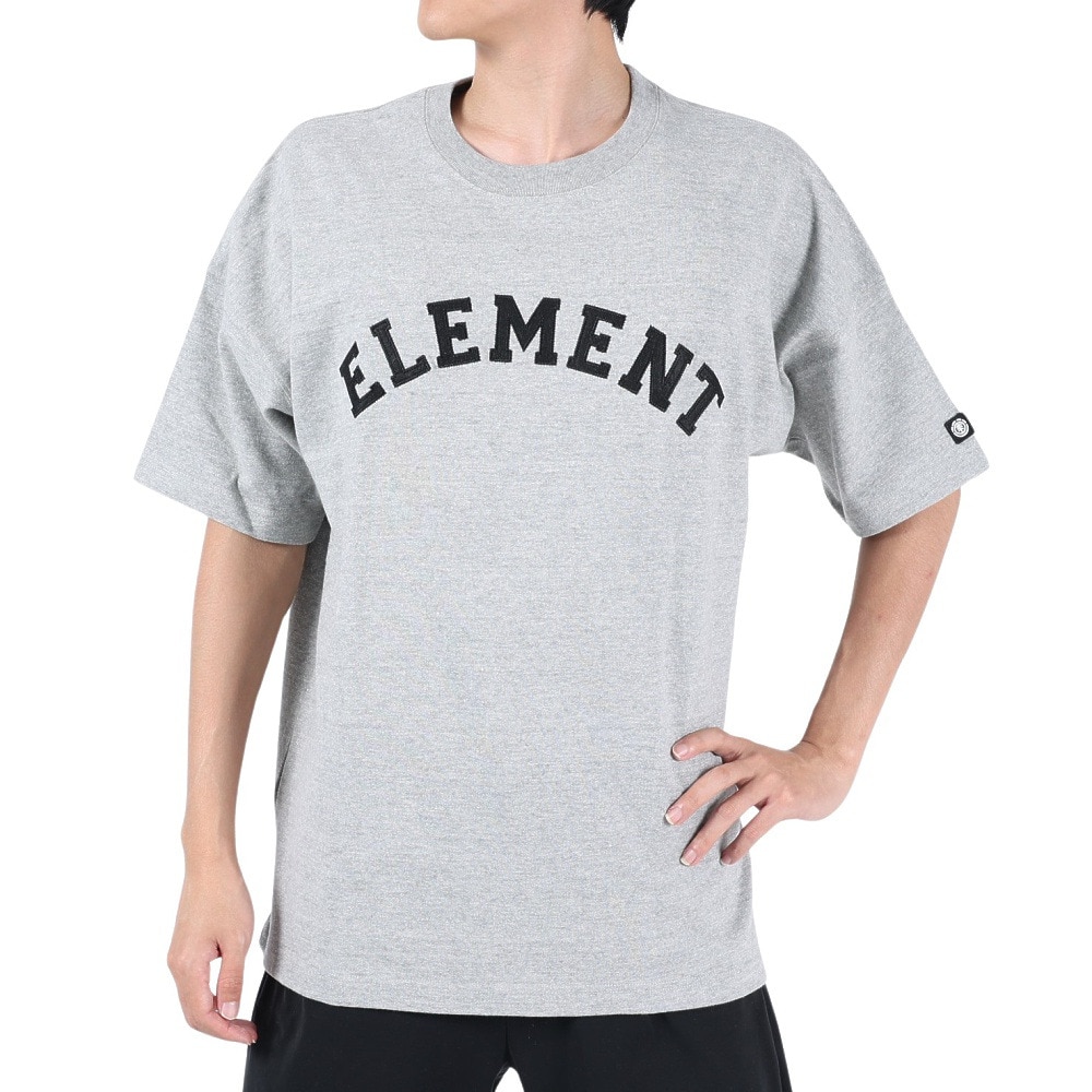 エレメント（ELEMENT）（メンズ）半袖 Tシャツ メンズ COLLEGE BD021237 GRH